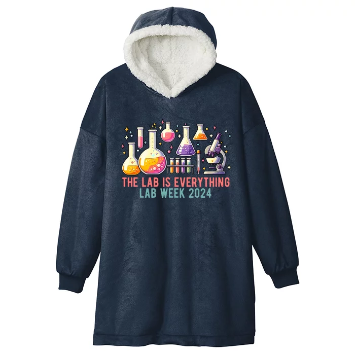 The Lab Is Everything Lab Week 2024 Hooded Wearable Blanket