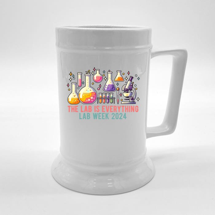 The Lab Is Everything Lab Week 2024 Front & Back Beer Stein