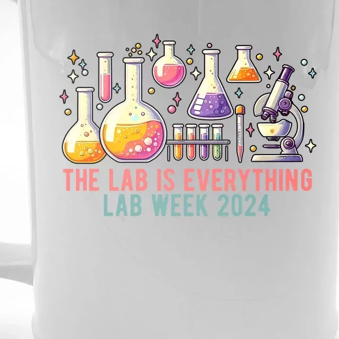 The Lab Is Everything Lab Week 2024 Front & Back Beer Stein