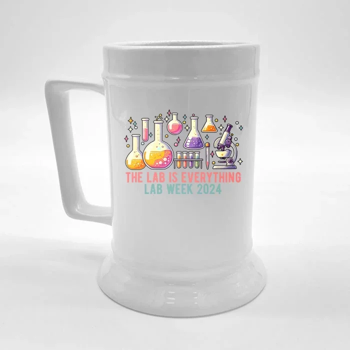 The Lab Is Everything Lab Week 2024 Front & Back Beer Stein