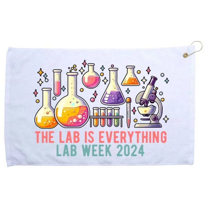 The Lab Is Everything Lab Week 2024 Grommeted Golf Towel