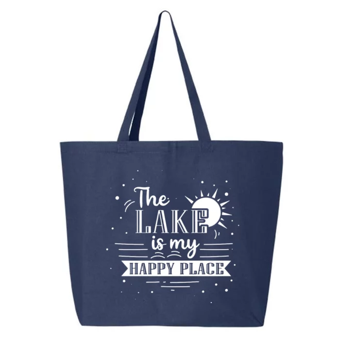 The Lake Is My Happy 25L Jumbo Tote