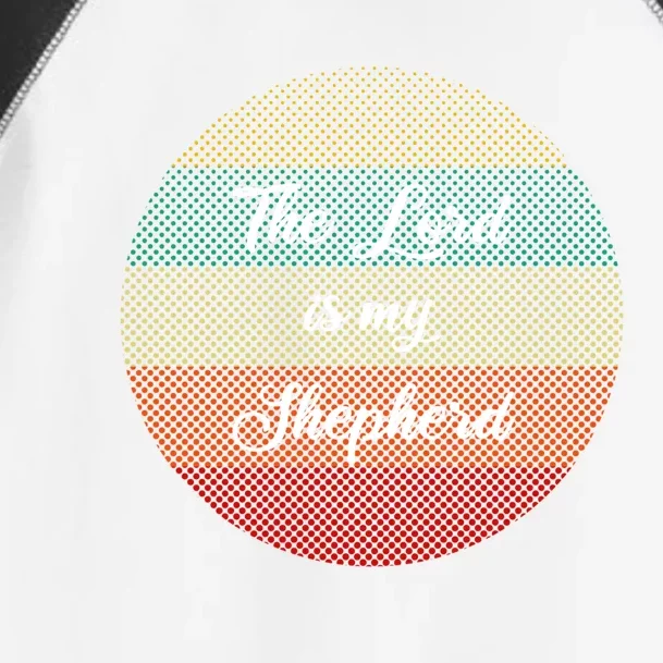 The Lord Is My Shepherd Christians Funny Gift Psalms 23 Bible Gift Toddler Fine Jersey T-Shirt