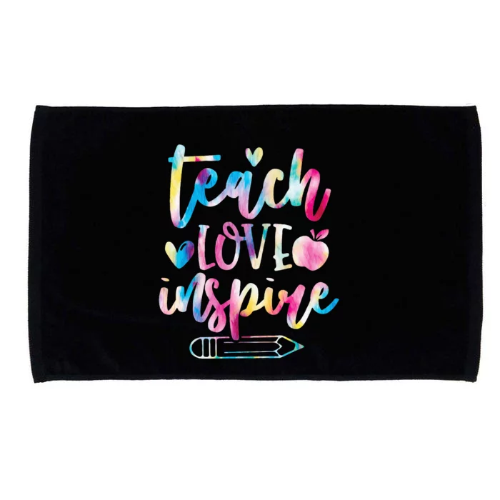 Teach Love Inspire Back to School Teacher Microfiber Hand Towel