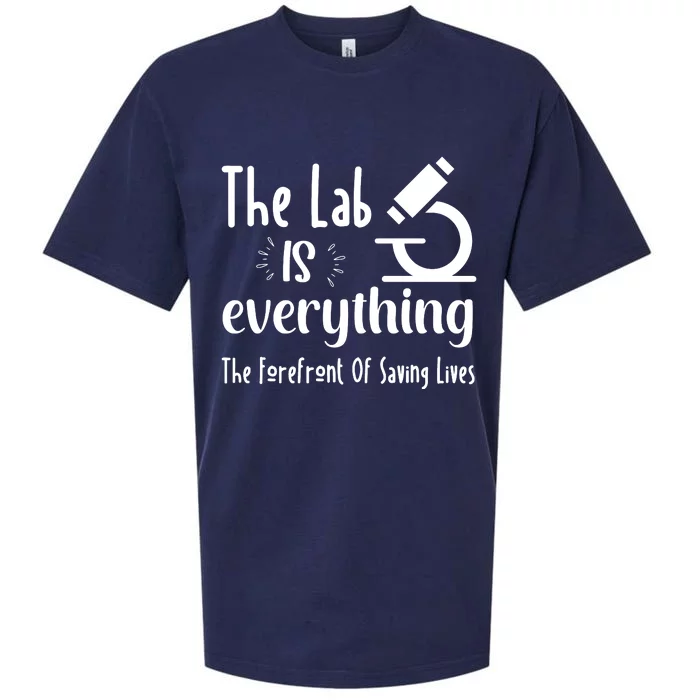 The Lab Is Everything Lab Week 2024 Medical Lab Science (1) Sueded Cloud Jersey T-Shirt