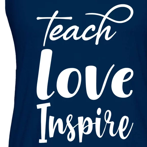 Teach Love Inspire Ladies Essential Flowy Tank