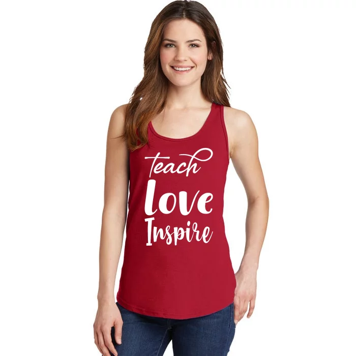 Teach Love Inspire Ladies Essential Tank