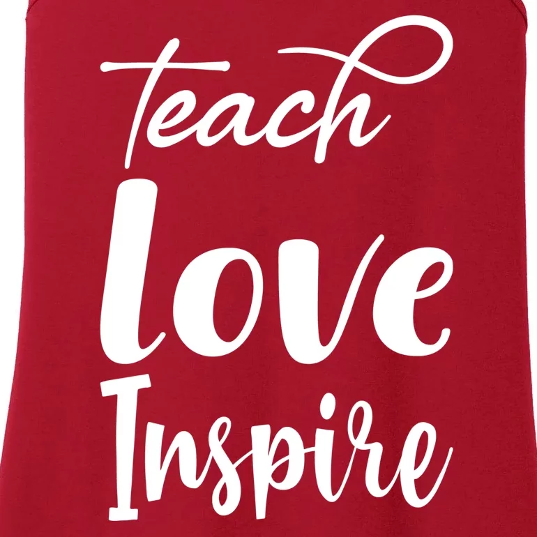 Teach Love Inspire Ladies Essential Tank