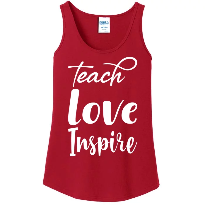 Teach Love Inspire Ladies Essential Tank