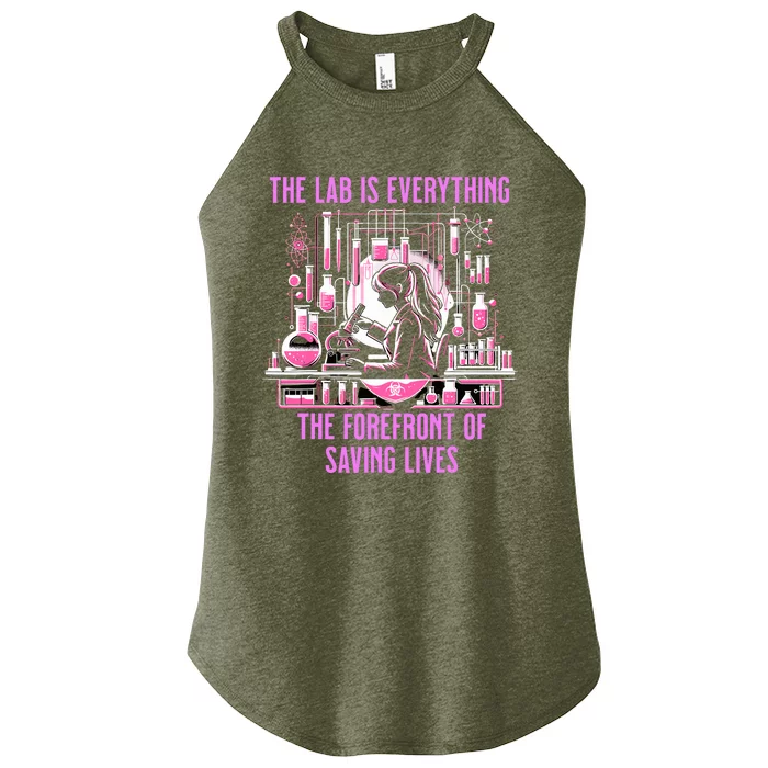 The Lab Is Everything The Forefront Of Saving Lives Lab Week Women’s Perfect Tri Rocker Tank