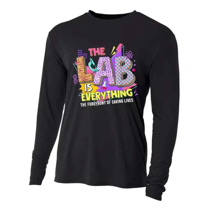 The Lab Is Every Thing Lab Week Laboratory Teachers Cooling Performance Long Sleeve Crew