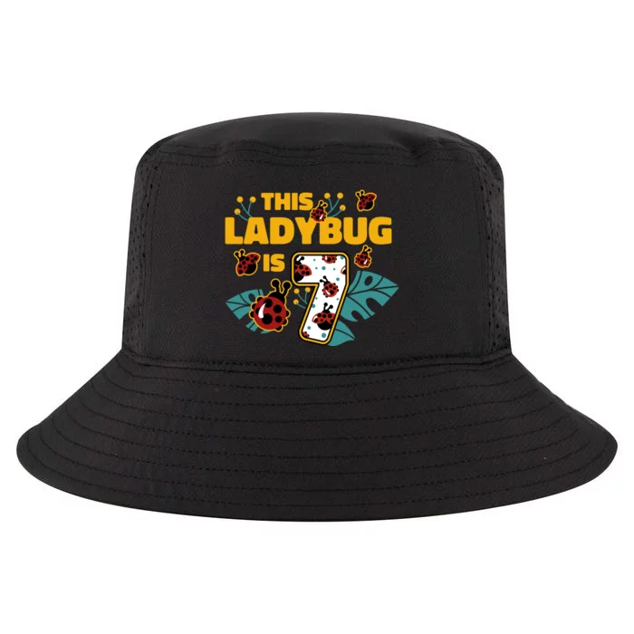 This Ladybug Is 7 Cute Gift Cool Comfort Performance Bucket Hat