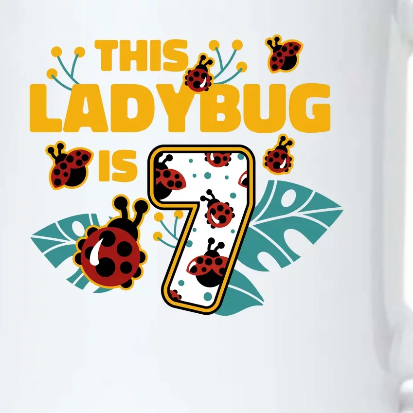 This Ladybug Is 7 Cute Gift Black Color Changing Mug