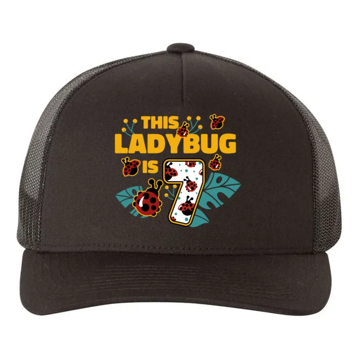 This Ladybug Is 7 Cute Gift Yupoong Adult 5-Panel Trucker Hat