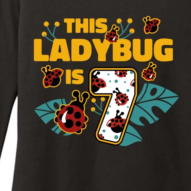 This Ladybug Is 7 Cute Gift Womens CVC Long Sleeve Shirt