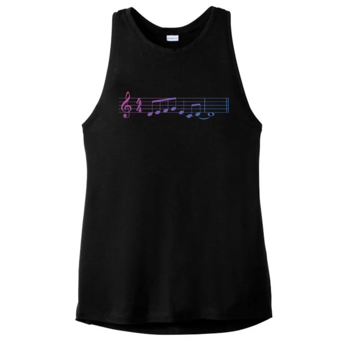 The Lick Jazz Fongift Music Lover Funny Gift Ladies Tri-Blend Wicking Tank