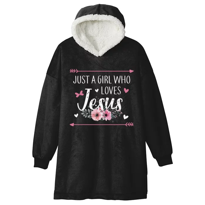 This  Loves Jesus Funny Christian Faith Religious Hooded Wearable Blanket