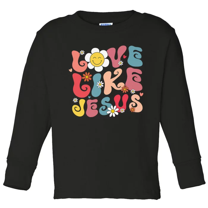 The Lord Jesus Armor Of God Cross Faith Christian Bible Gift Toddler Long Sleeve Shirt