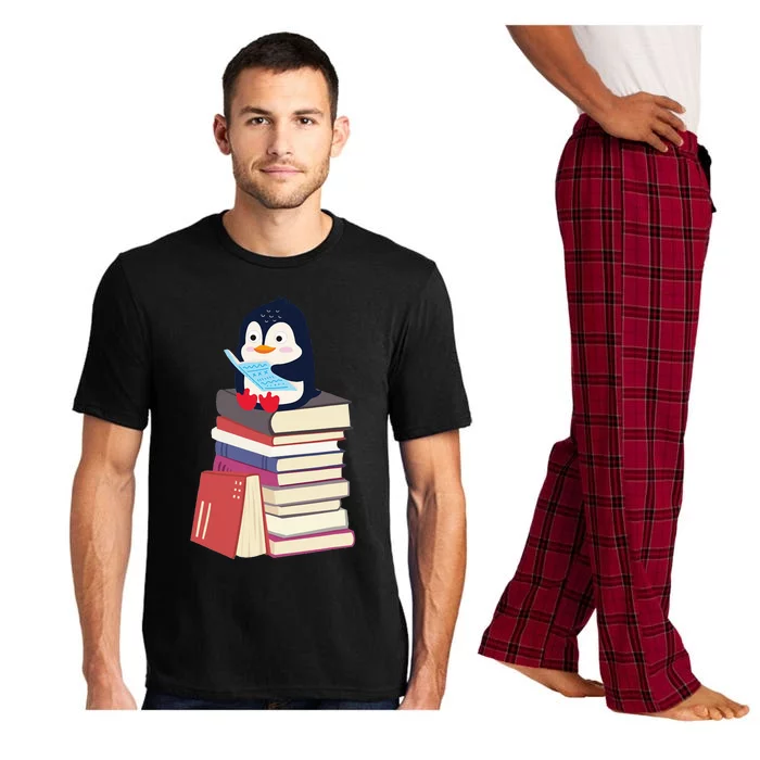 Teacher Librarian Kawaii Penguin Book Lover Penguin Pajama Set