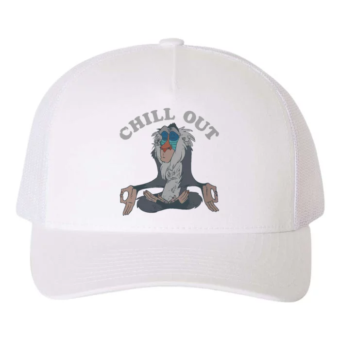 The Lion King Rafiki Vintage Chill Out Meditation Yupoong Adult 5-Panel Trucker Hat