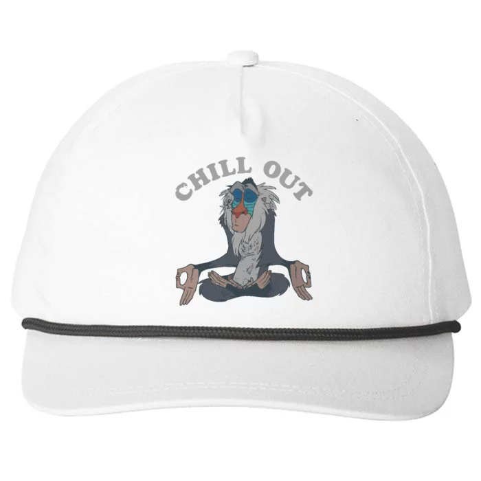 The Lion King Rafiki Vintage Chill Out Meditation Snapback Five-Panel Rope Hat