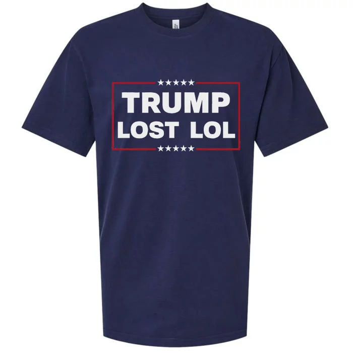 Trump Lost Lol Harris 47th Aemrican President Sueded Cloud Jersey T-Shirt