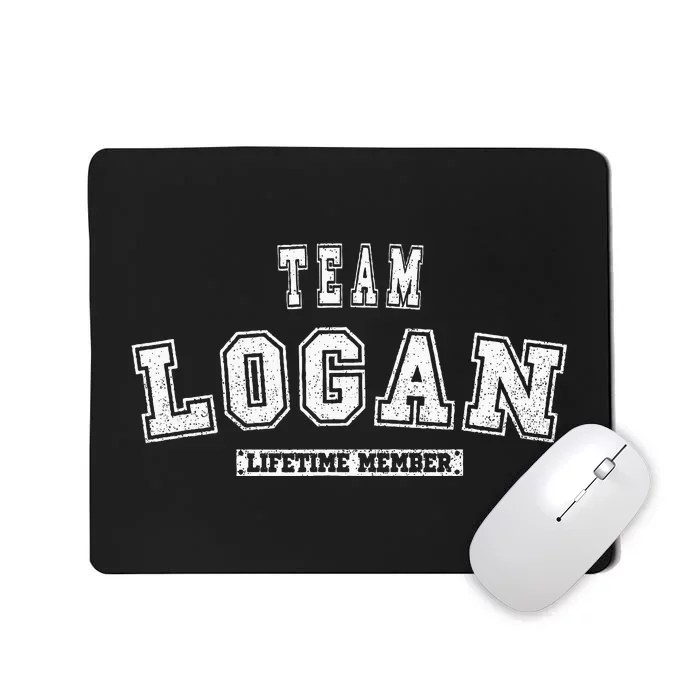 Team Logan Lifetime Member Family Last Name Mousepad