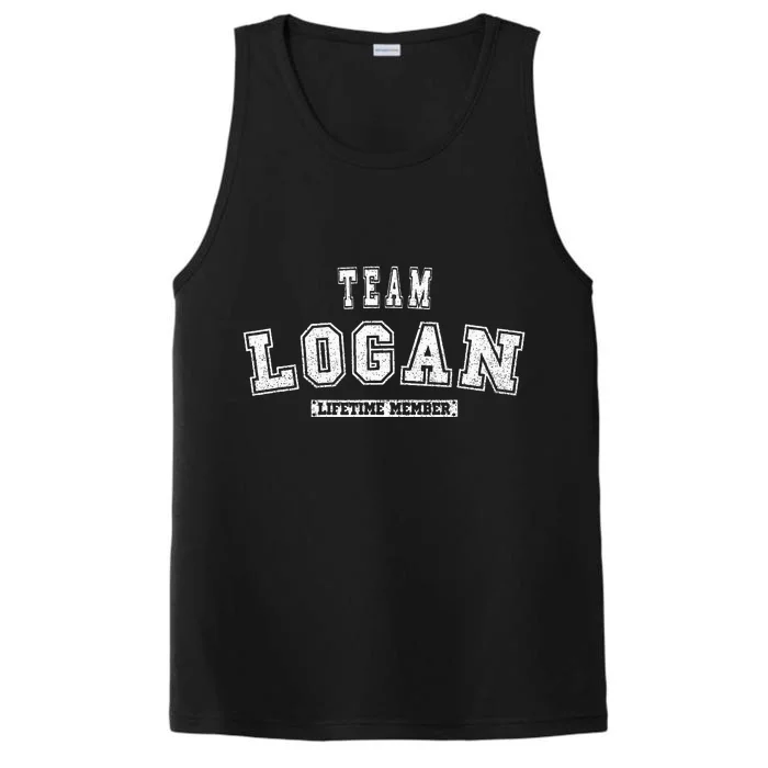 Team Logan Lifetime Member Family Last Name Performance Tank