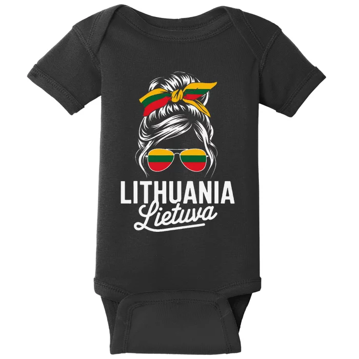 Travel Lithuania Lietuva Explore Culture Baby Bodysuit