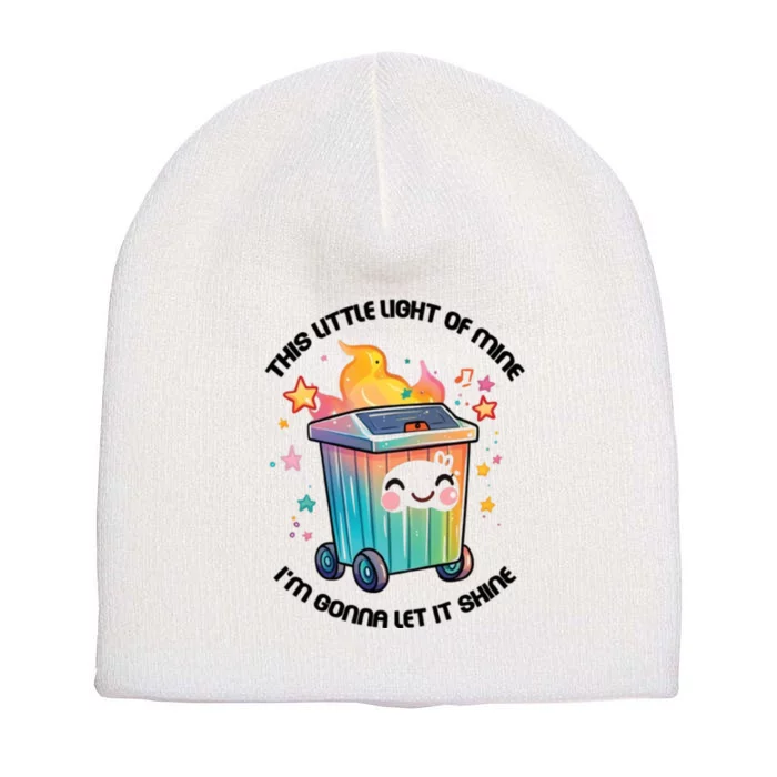 This Little Light Of Mine IM Gonna Let It Shine Funny Christmas Short Acrylic Beanie