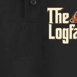 The Logfather Lumberjack Woodsman Wood Woodcutter Chainsaw Dry Zone Grid Performance Polo