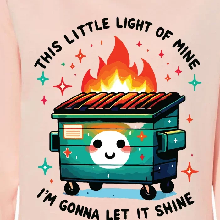 This Little Light Of Mine Womens California Wash Sweatshirt