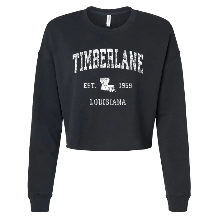 Timberlane Louisiana La Vintage Athletic Cropped Pullover Crew