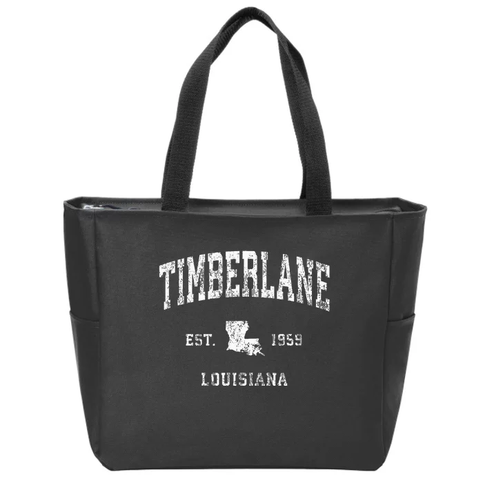 Timberlane Louisiana La Vintage Athletic Zip Tote Bag