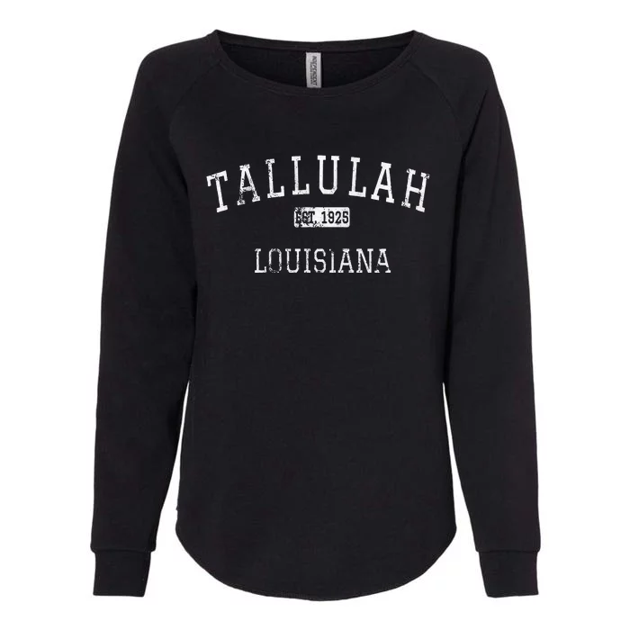 Tallulah Louisiana La Vintage Womens California Wash Sweatshirt