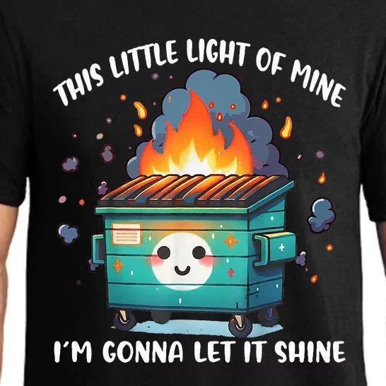 This Little Lightof Mine Lil Dumpster Fire Pajama Set