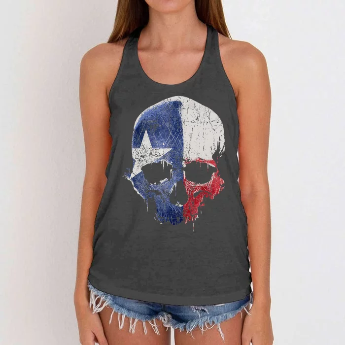 Texas Longhorn Lone Star State Women's Knotted Racerback Tank