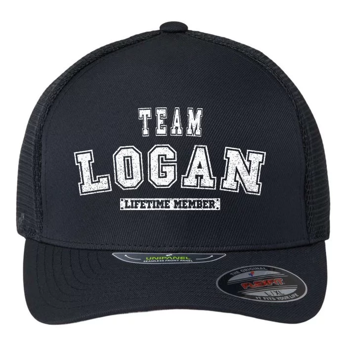 Team Logan Lifetime Member Family Last Name Flexfit Unipanel Trucker Cap