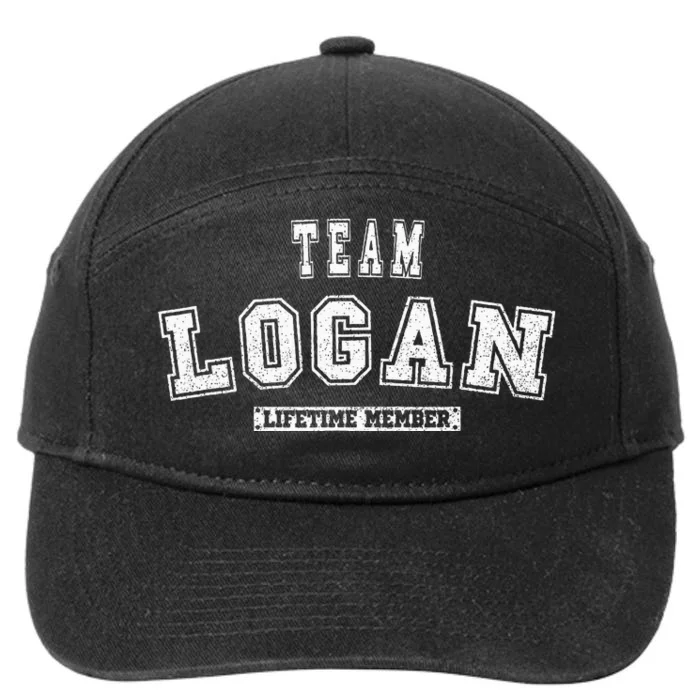 Team Logan Lifetime Member Family Last Name 7-Panel Snapback Hat