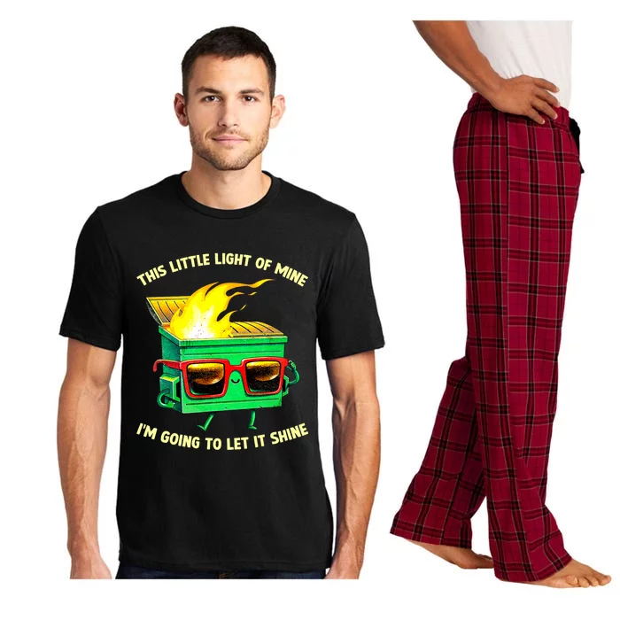 This Little Lightof Mine Lil Dumpster Fire Pajama Set