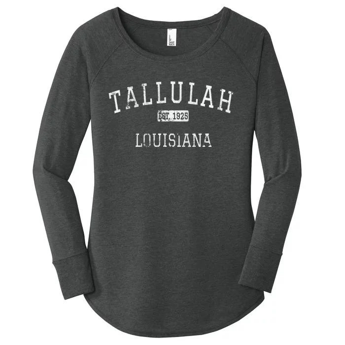 Tallulah Louisiana LA Vintage Women's Perfect Tri Tunic Long Sleeve Shirt