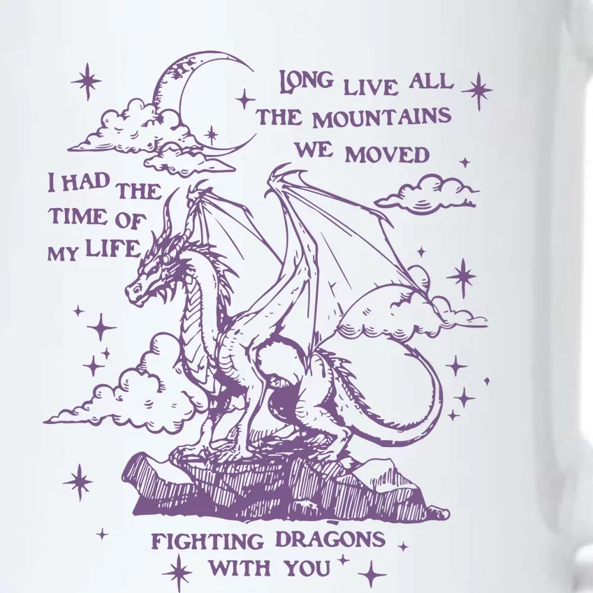 Taylor Long Live Fighting Dragons With You Black Color Changing Mug