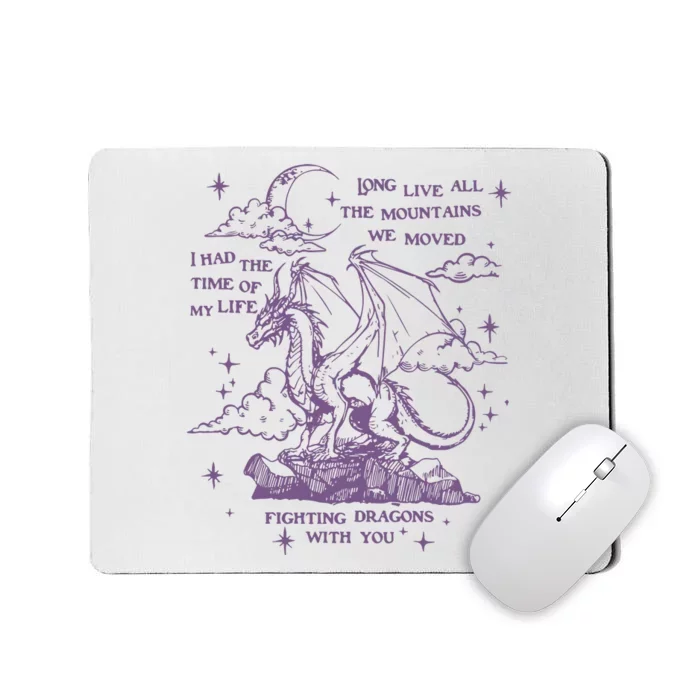 Taylor Long Live Fighting Dragons With You Mousepad