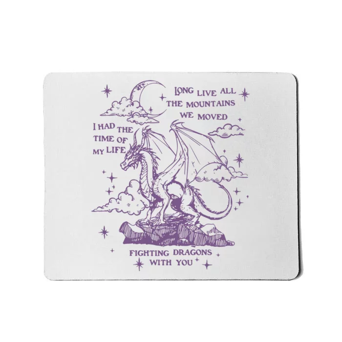 Taylor Long Live Fighting Dragons With You Mousepad