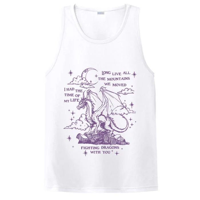 Taylor Long Live Fighting Dragons With You Performance Tank