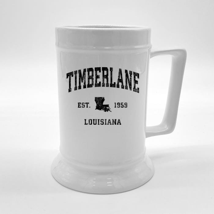 Timberlane Louisiana La Vintage Athletic Sports Front & Back Beer Stein