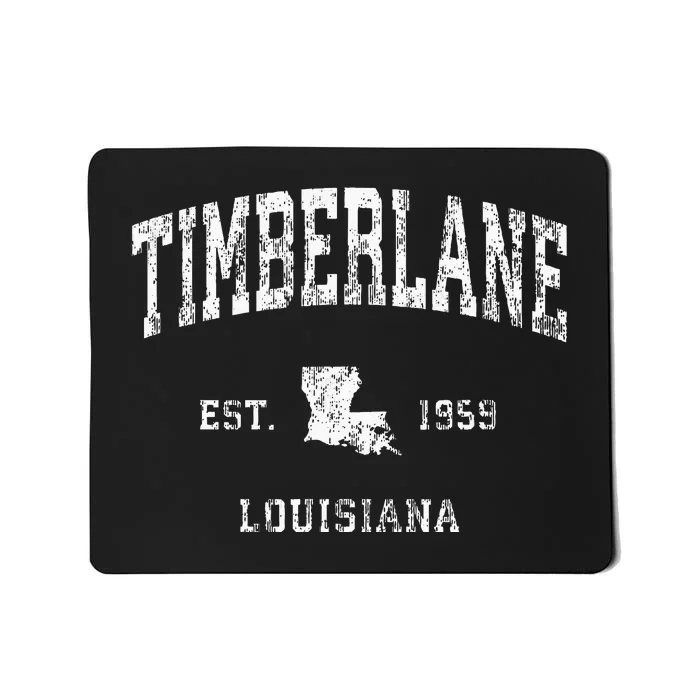 Timberlane Louisiana La Vintage Athletic Sports Design Mousepad