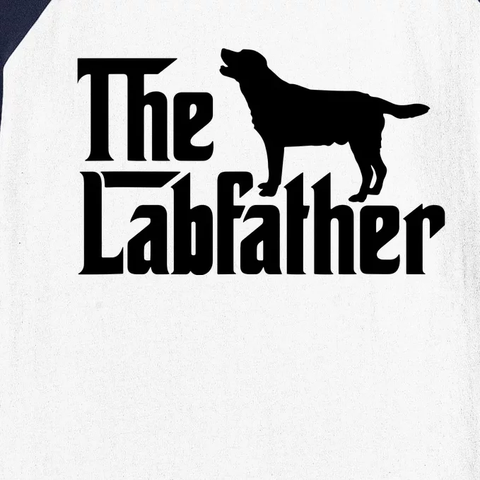 The Labfather Labrador Retriever Dog Dad Fathers Day Baseball Sleeve Shirt