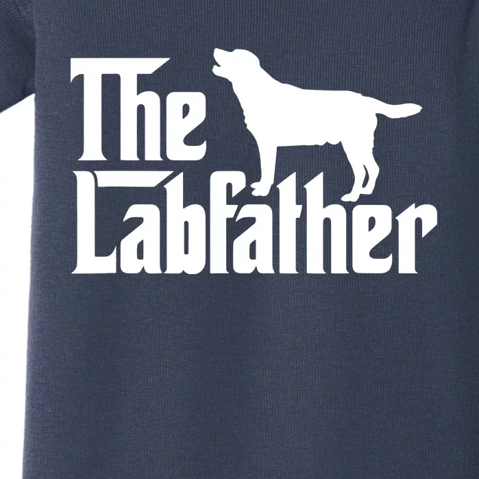 The Labfather Labrador Retriever Dog Dad Fathers Day Baby Bodysuit