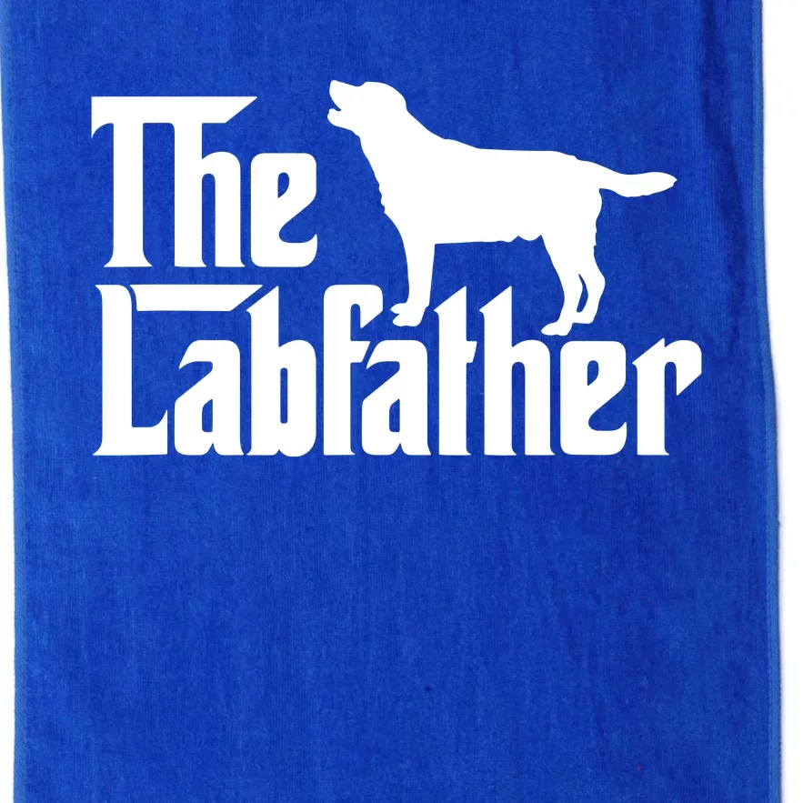 The Labfather Labrador Retriever Dog Dad Fathers Day Platinum Collection Golf Towel